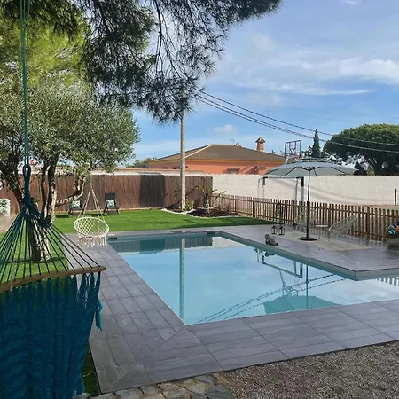 La Marciana - Piscina Pista Tenis Futbol Y Baloncesto Privado - Bungalow Externo Independiente Chiclana de la Frontera Extérieur photo